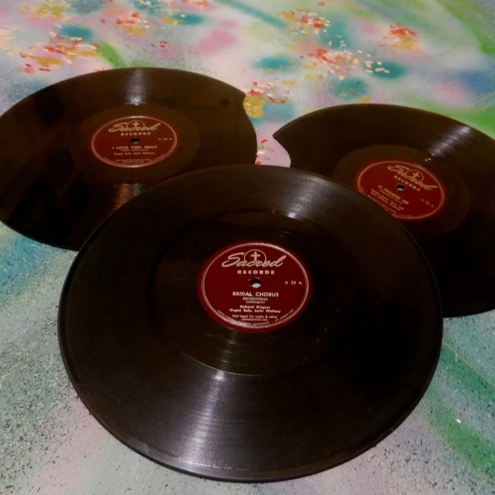 VTG victrola record Honeymoon Lane wedding music antique talking machine LP - Picture 1 of 9